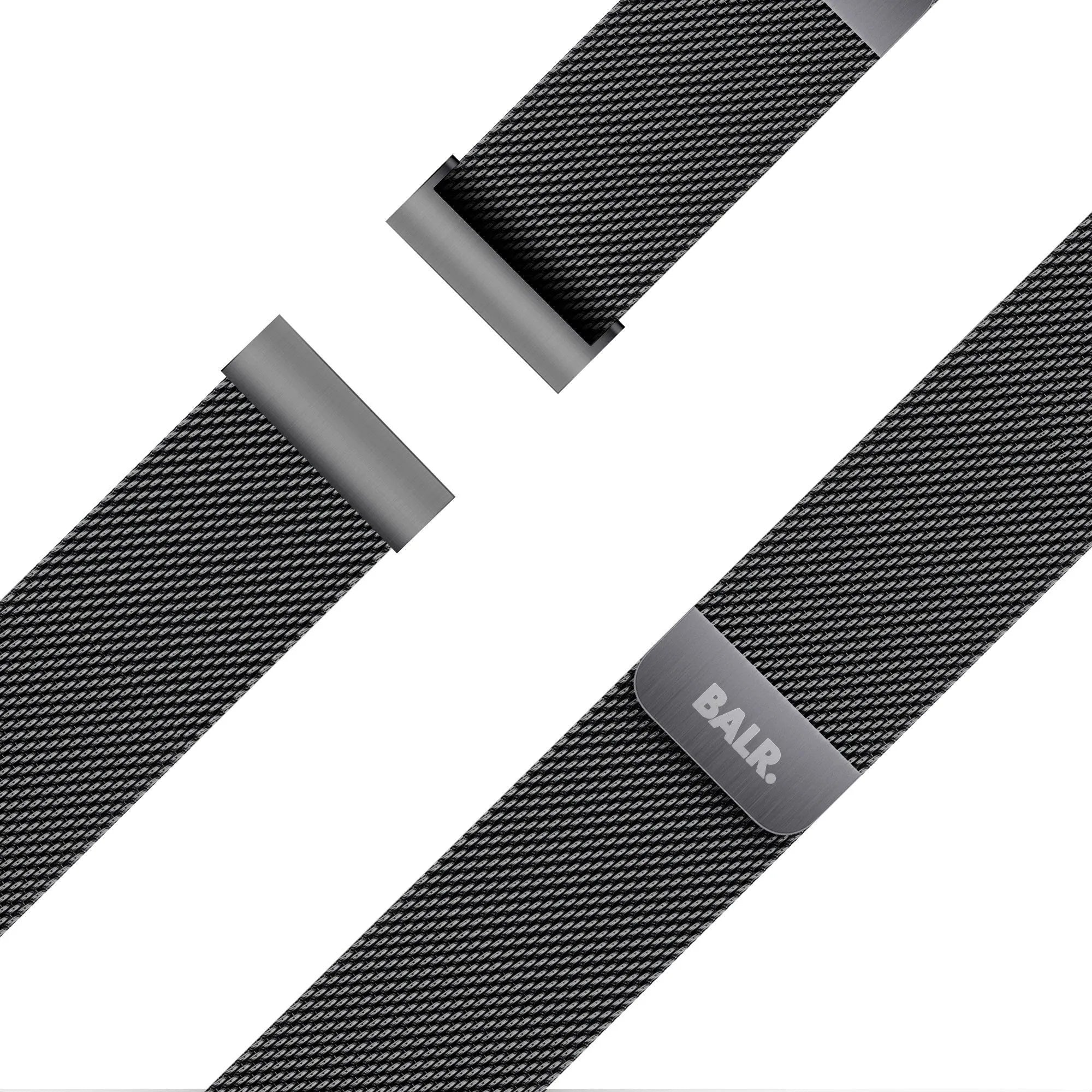 BALR Polar Grit X Milanese Strap (Black)