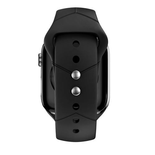 BALR. Correa deportiva Hexagons Apple Watch (negra)