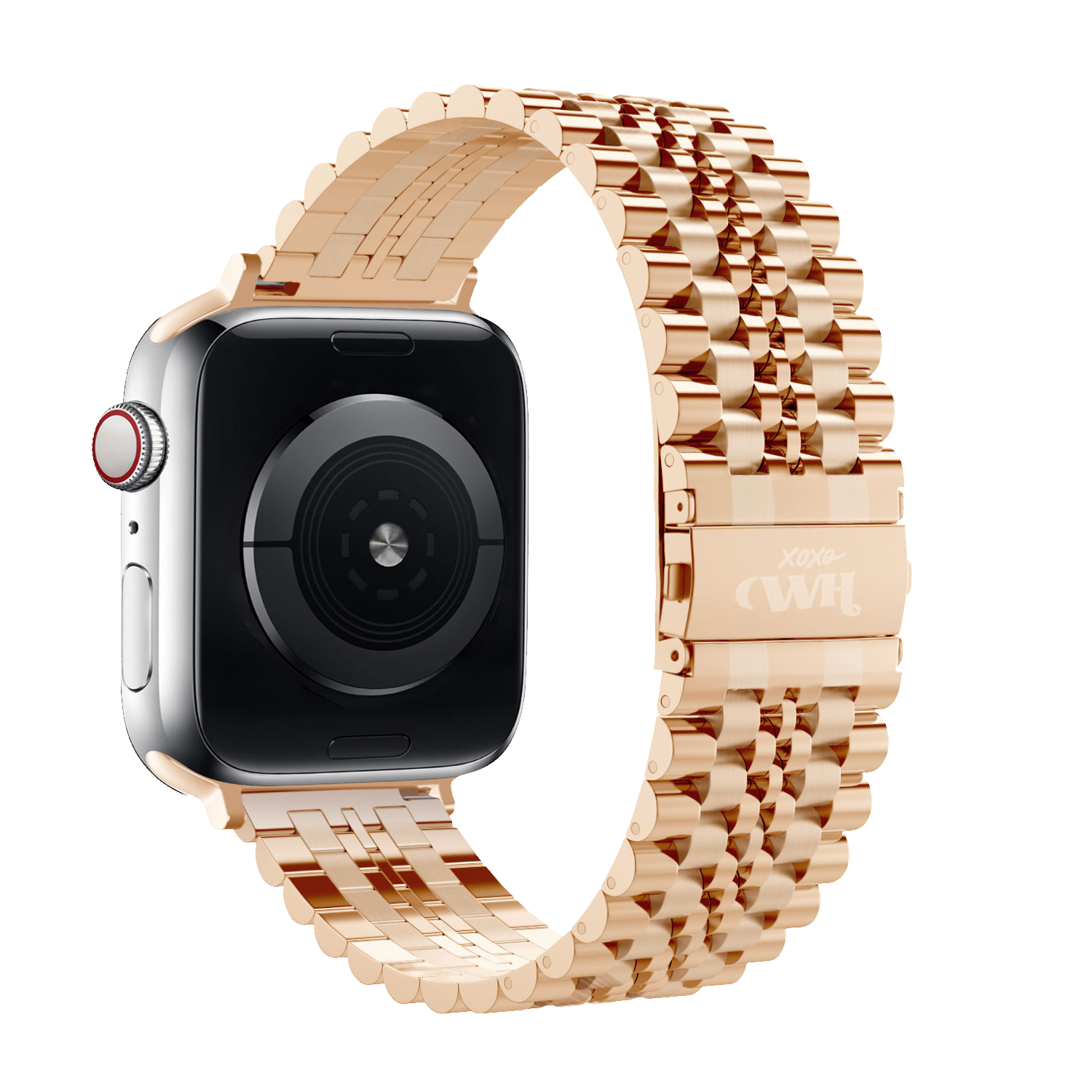 Correa acero xoxo Wildhearts Apple Watch (rosado/dorado)