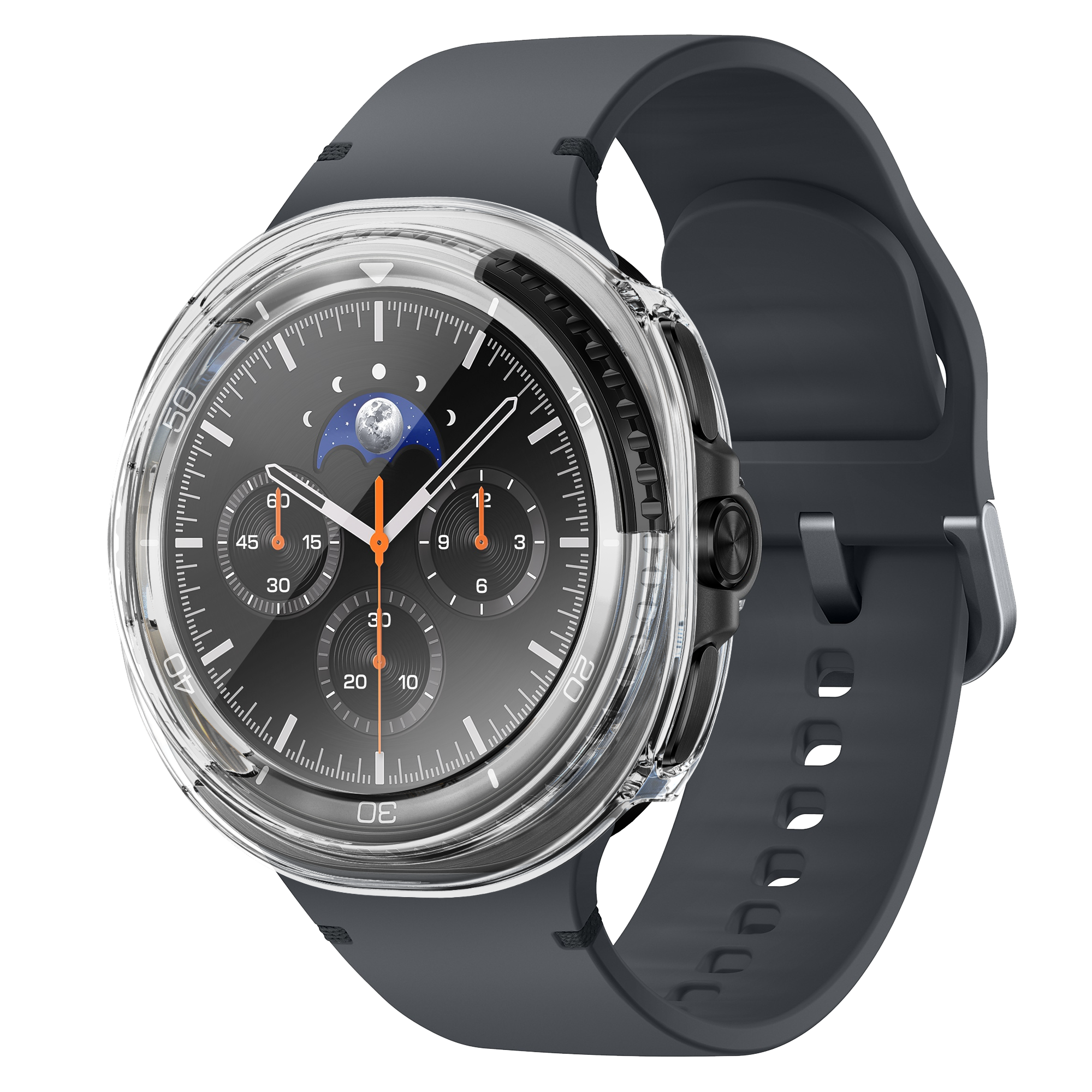 Bandz Funda PC con vidrio Samsung Galaxy Watch 8 Classic (transparente)