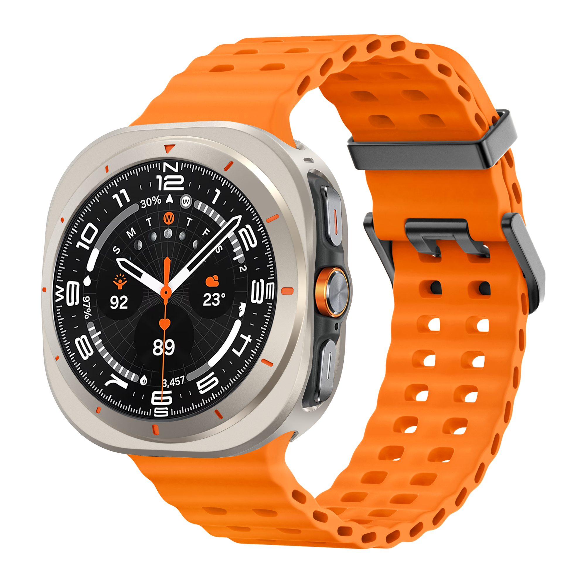 Bandz Funda metalica Samsung Galaxy Watch Ultra (titanio)