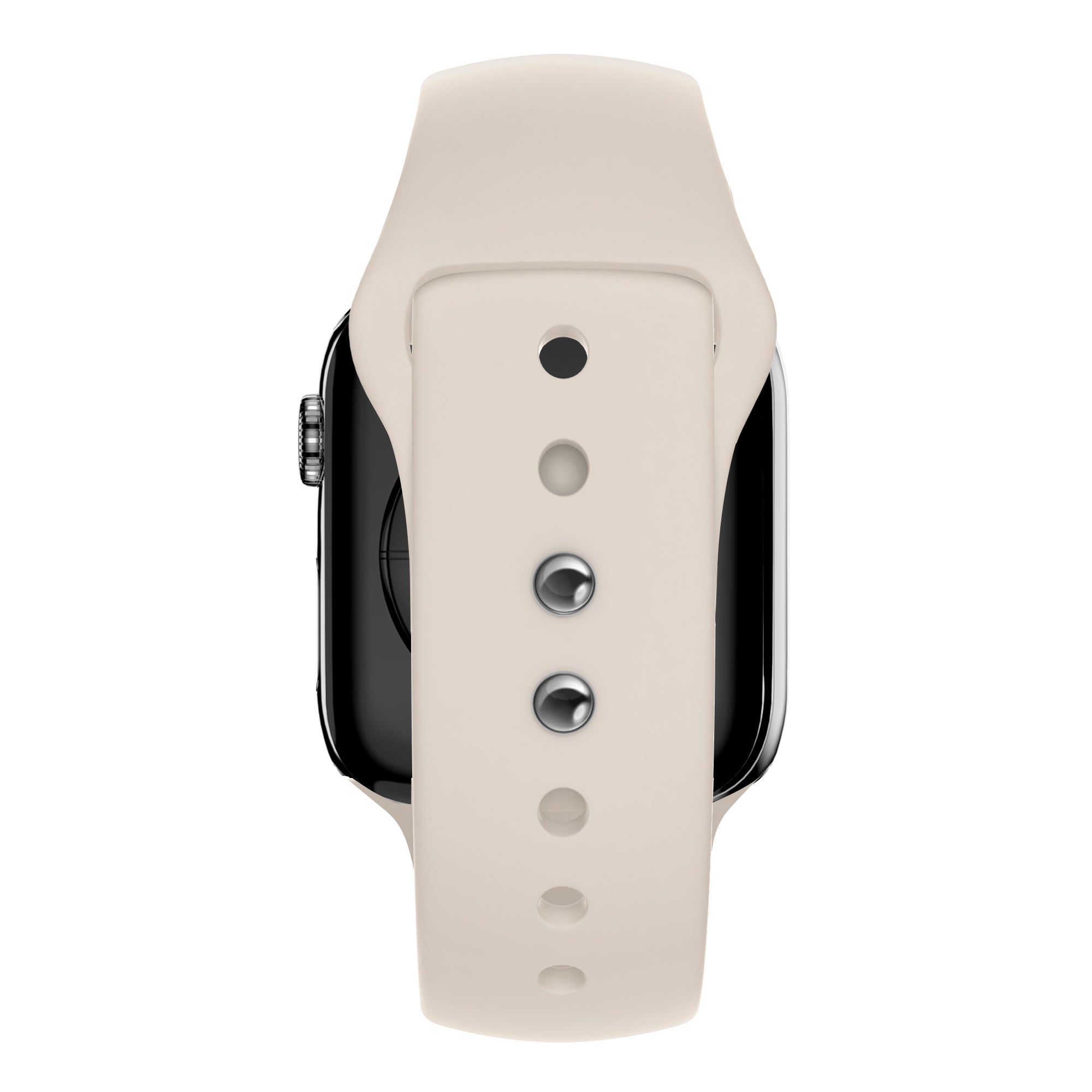 Bandz Correa silicona doble broche Apple Watch (blanco estrella)