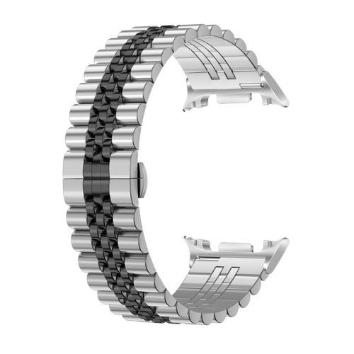 Samsung Galaxy Watch 8 - 40mm Jubilee Steel Strap (Silver/Black)