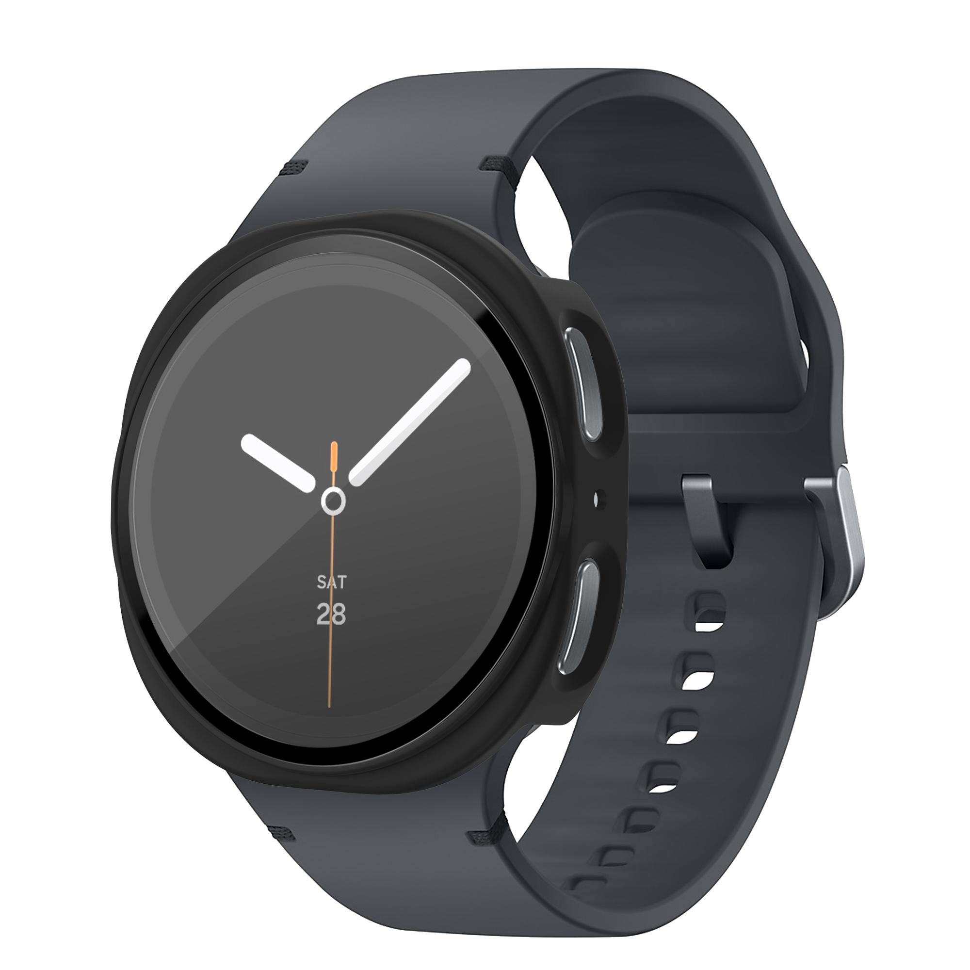 Bandz Funda PC con vidrio Samsung Galaxy Watch 8 - 44mm (negro)