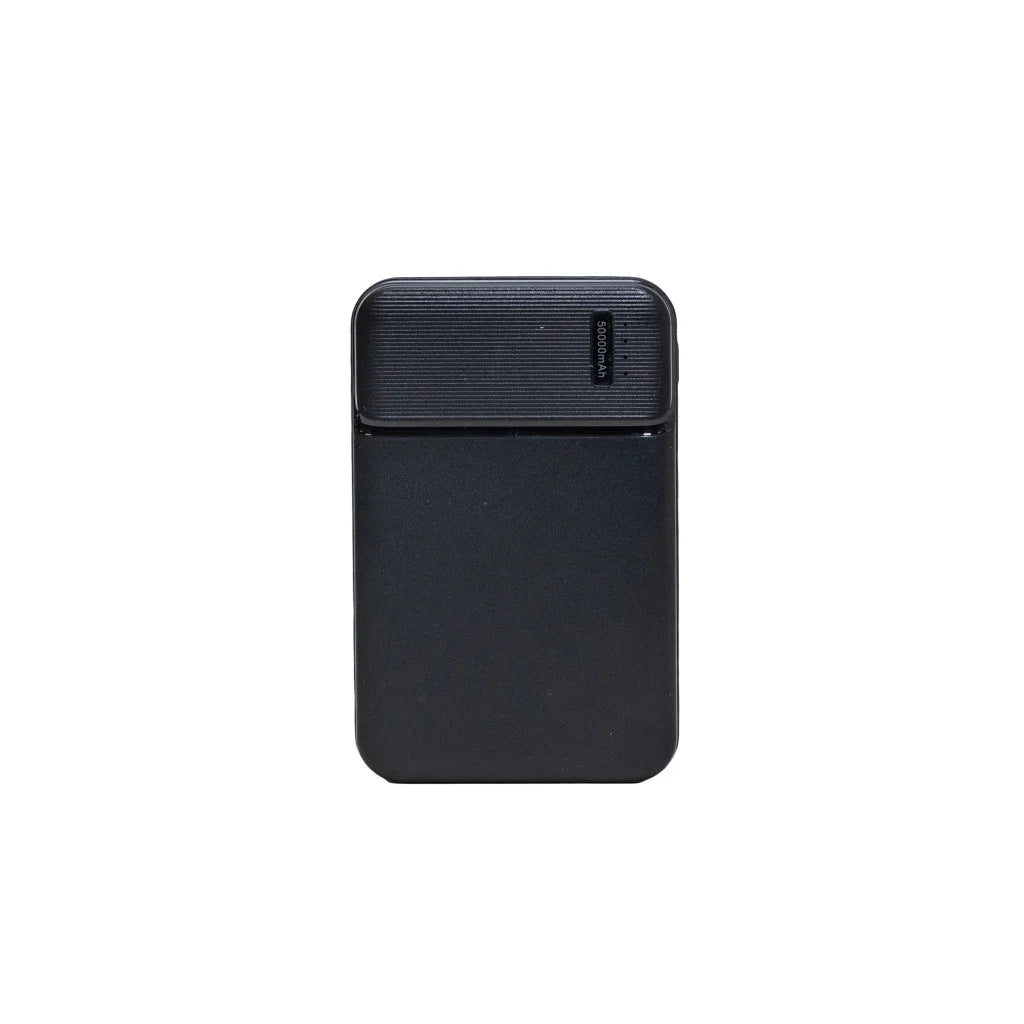 Ultradunne 5.000 mAh powerbank (zwart)