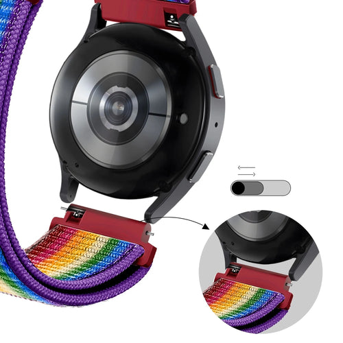 Bandz Correa nylon Loop Levowatch Edgy (arcoíris)
