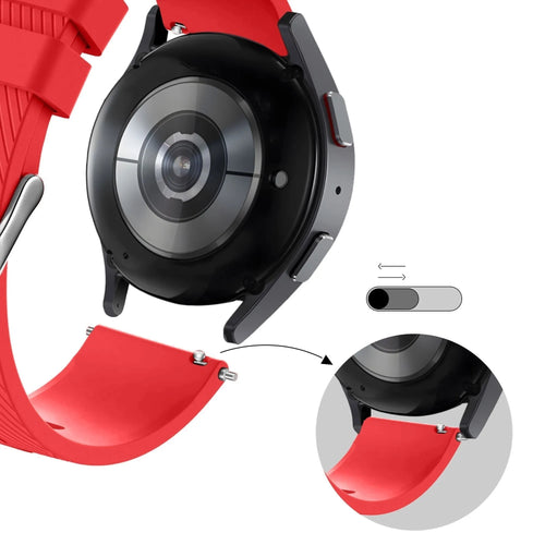 Bandz Levowatch Tiny Silicone Strap 'Deluxe' (Red)