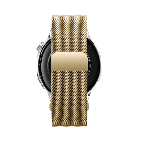 Bandz Huawei Watch GT 3 42mm Milanese Strap 'Easy fit' (Gold)