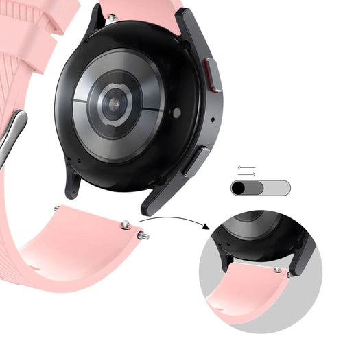 Bandz Levowatch Tiny Silicone Strap 'Deluxe' (Pink)