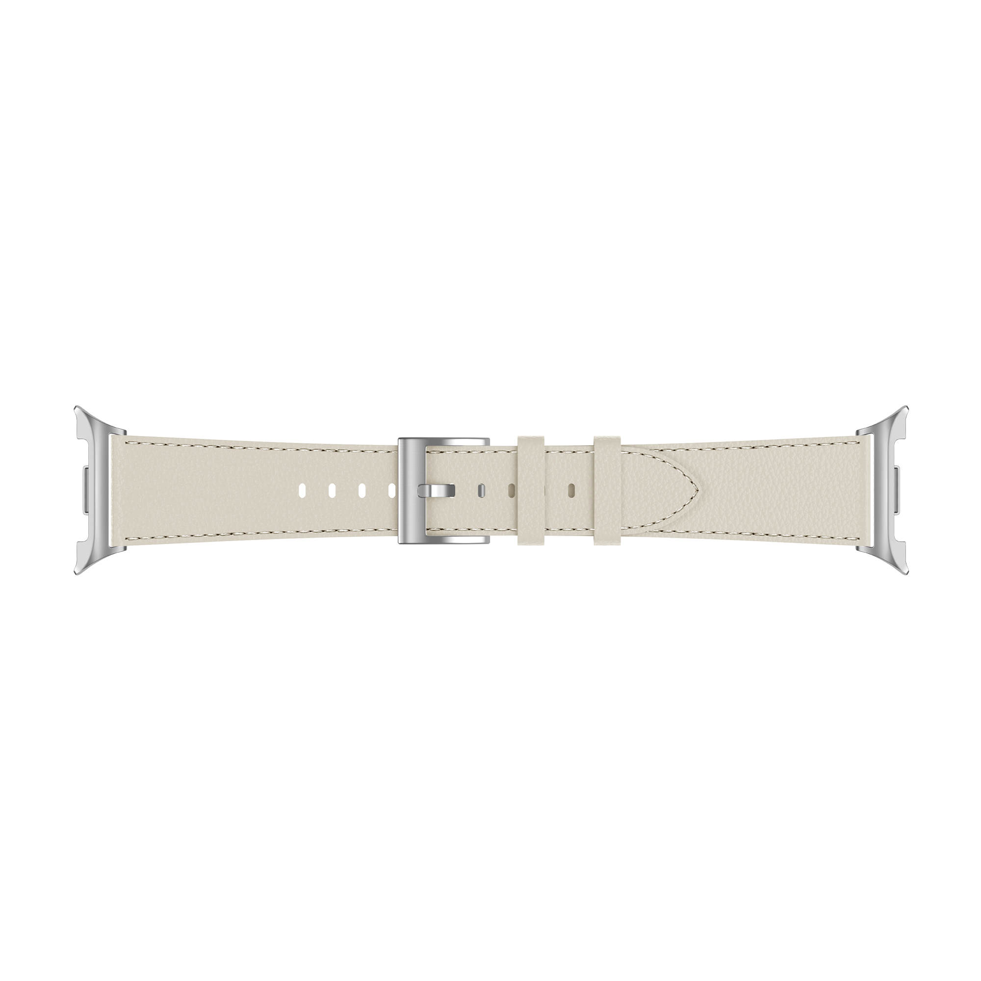 Samsung Galaxy Watch 8 Classic Gebürstetes Lederarmband (Beige)