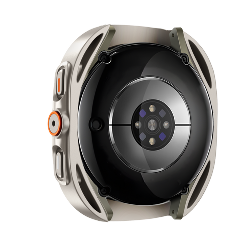 Bandz Samsung Galaxy Watch 7 - 44mm Square PC-Gehäuse mit Glass (Titan)