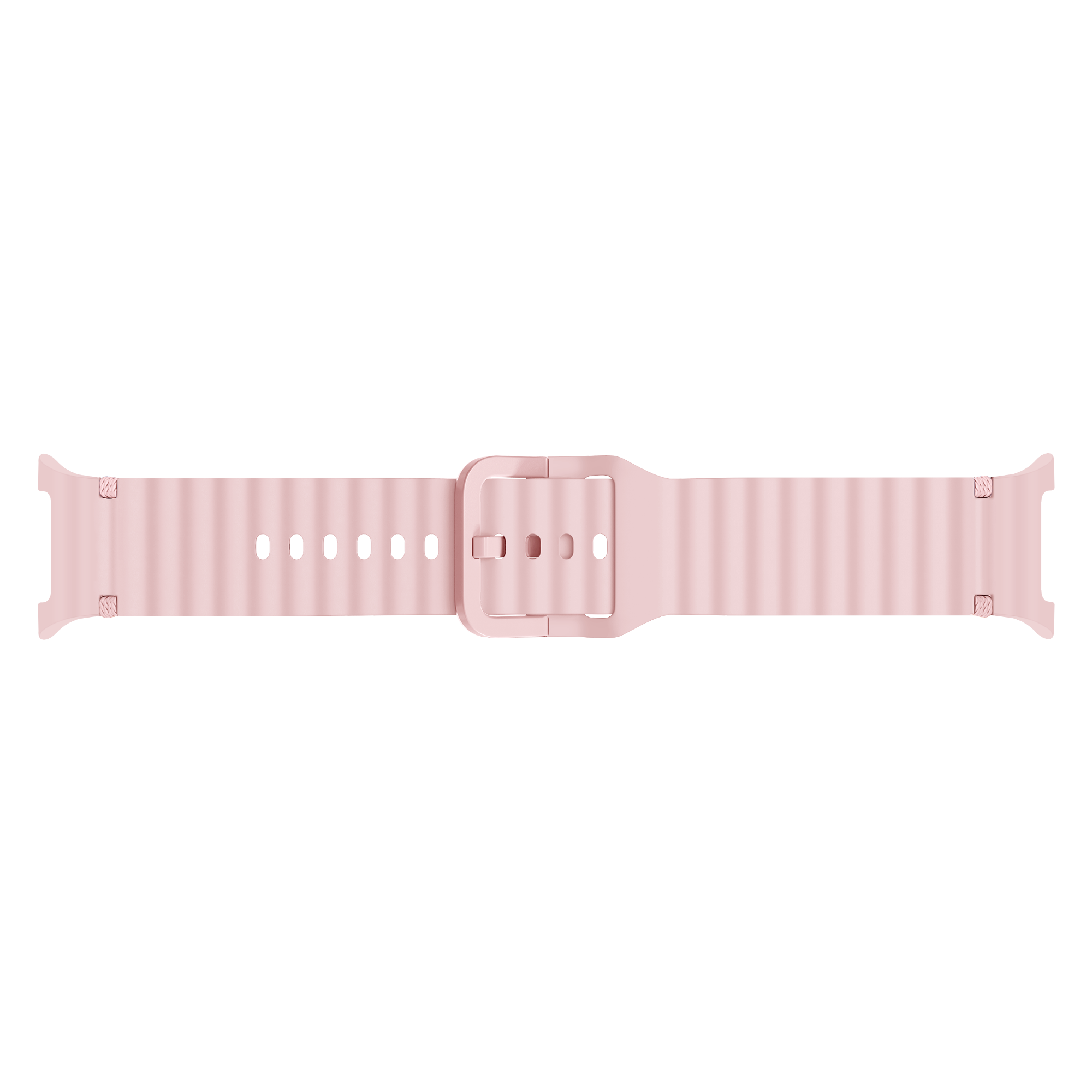 Samsung Galaxy Watch 8 - 40mm Wave Silikonarmband (Rosa)