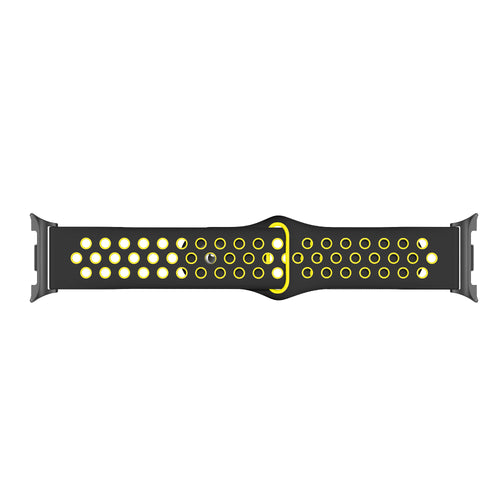 Bracelet sport Samsung Galaxy Watch 8 Classic (noir/jaune)