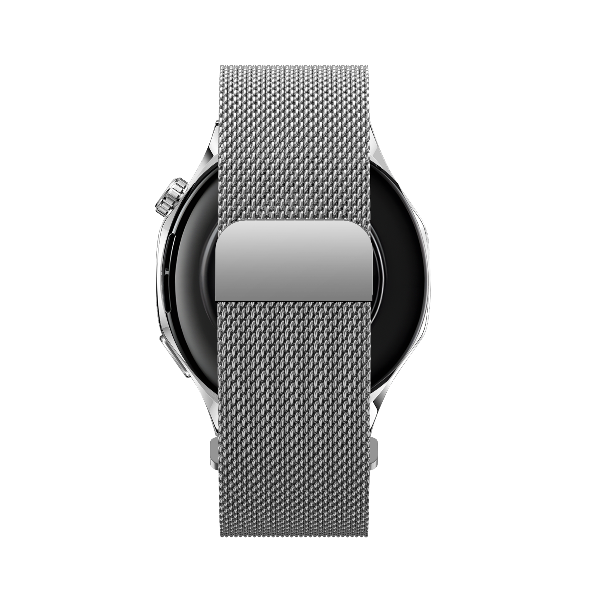 Bandz Fossil Gen 6 - 44mm 'One Push' Milanese Strap (Silver)