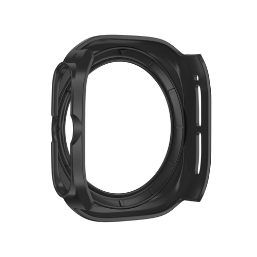Bandz Samsung Galaxy Watch Ultra bezel PC hoesje (zwart met oranje)