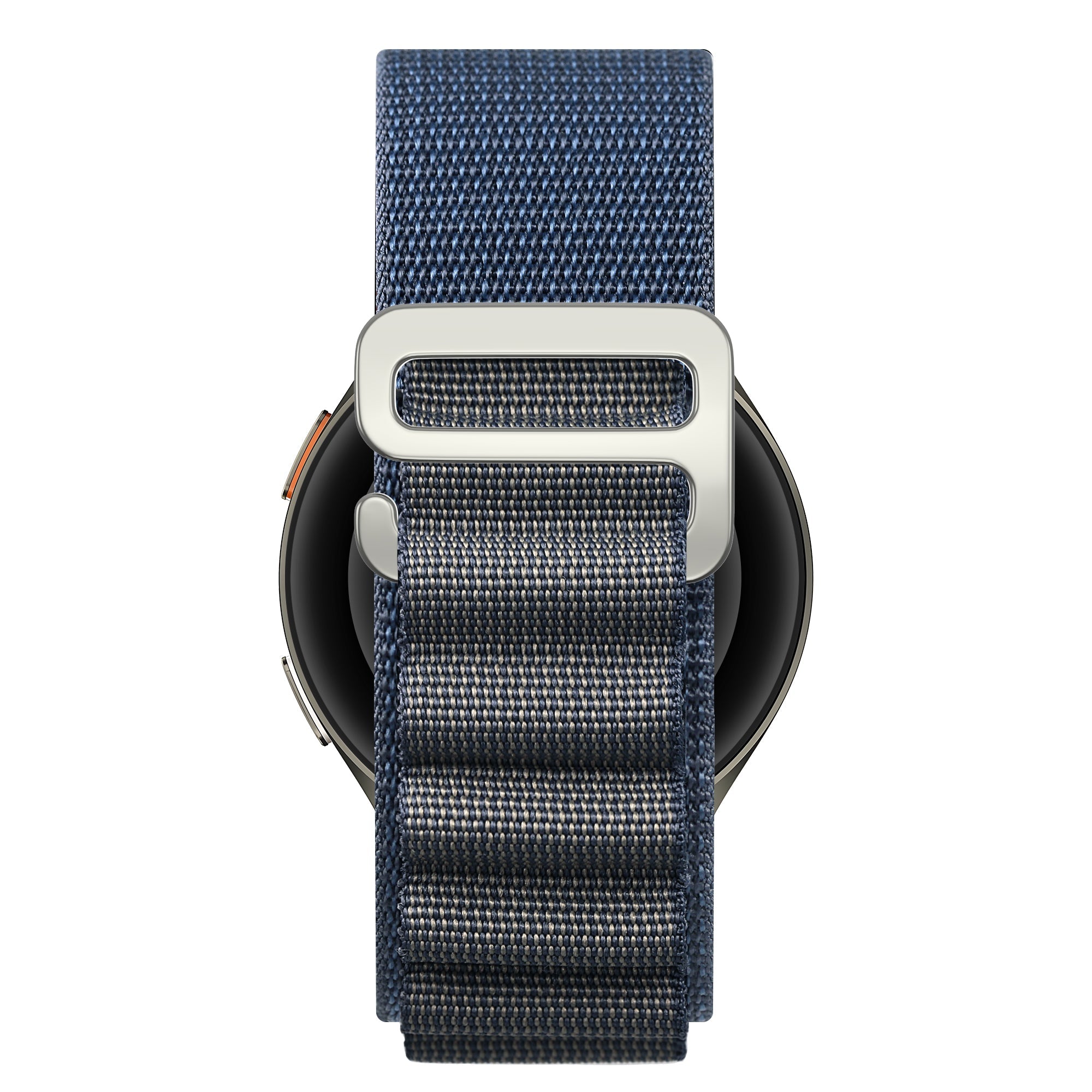 Bandz Amazfit Active 2 Alpine Nylonarmband (Grau-Blau)