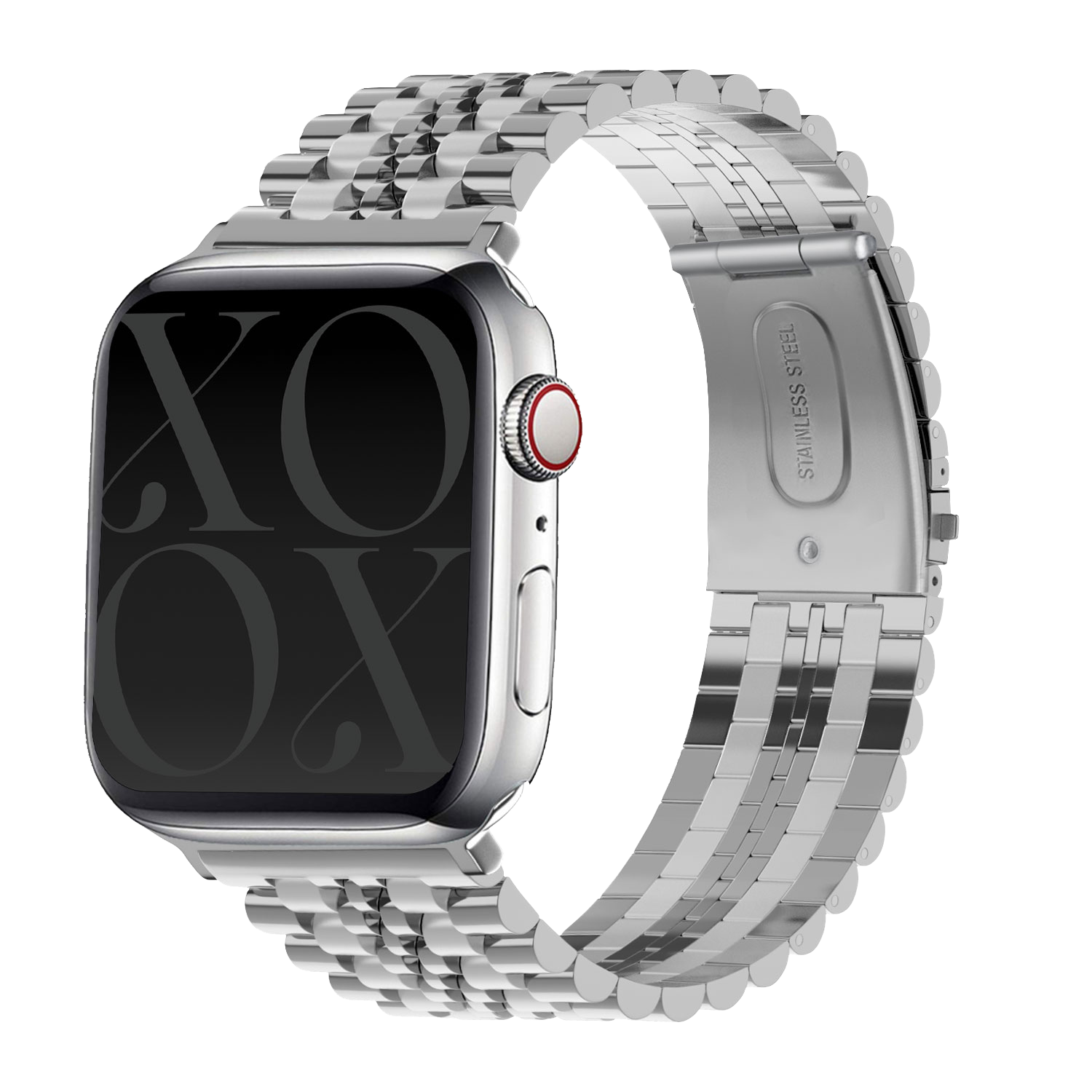 Correa acero xoxo Wildhearts Apple Watch (plateado)