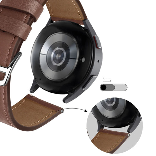 Bandz Levowatch Tiny Leather Strap 'Deluxe' (Brown)