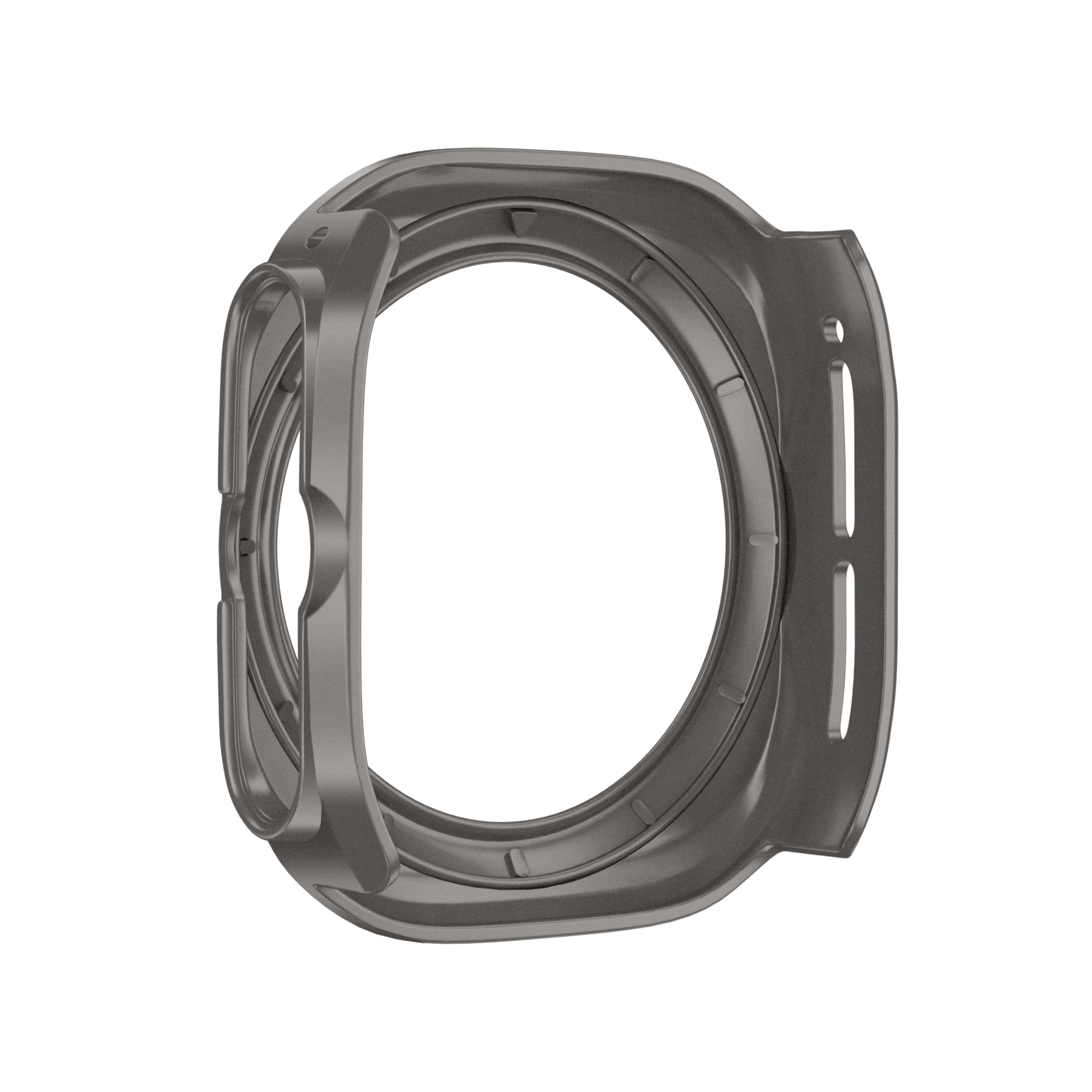 Bandz Funda PC bisel Samsung Galaxy Watch Ultra (gris titanio /blanco)