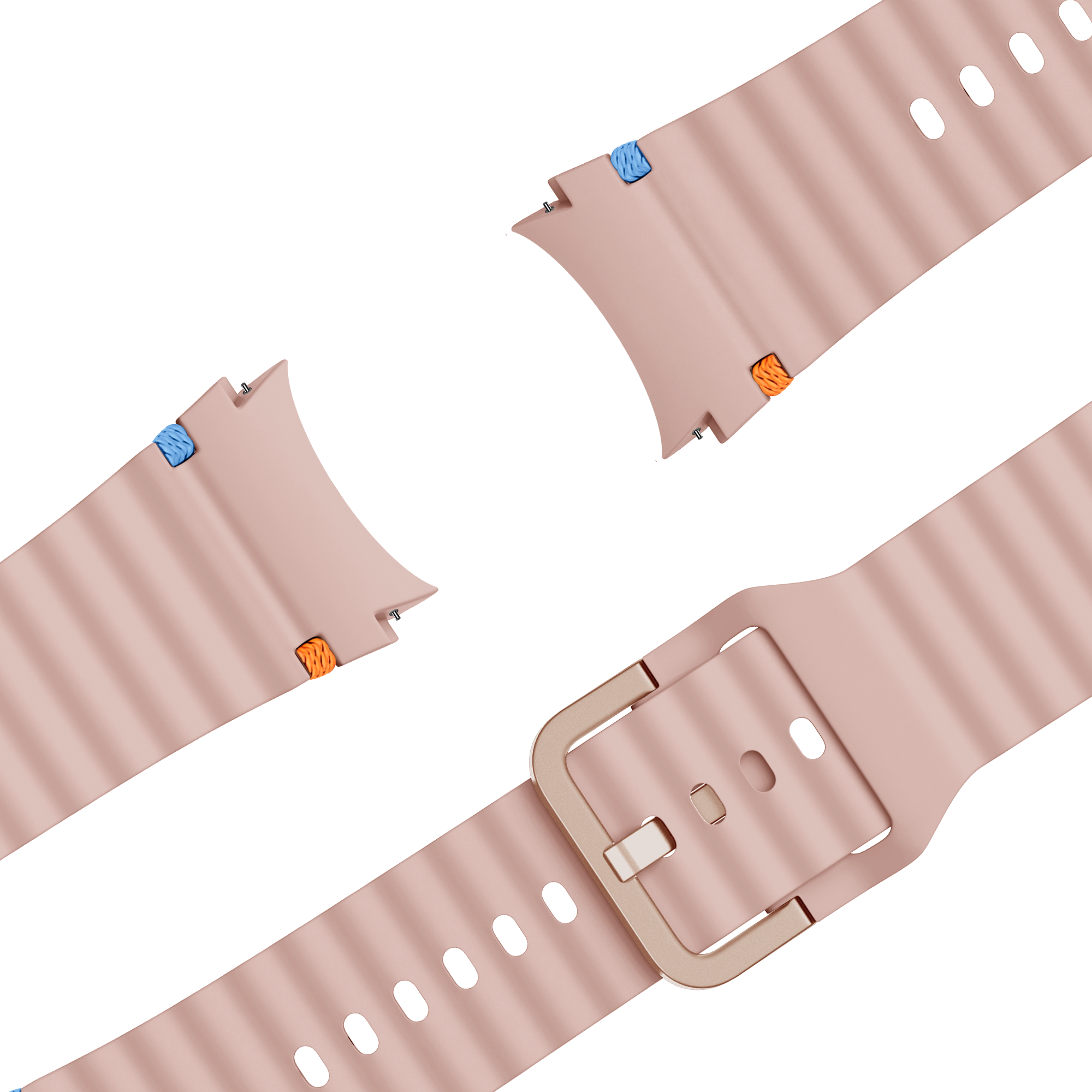 Bandz Correa Wave 'Easy Fit' Samsung Galaxy Watch 7 - 40mm (rosa claro)