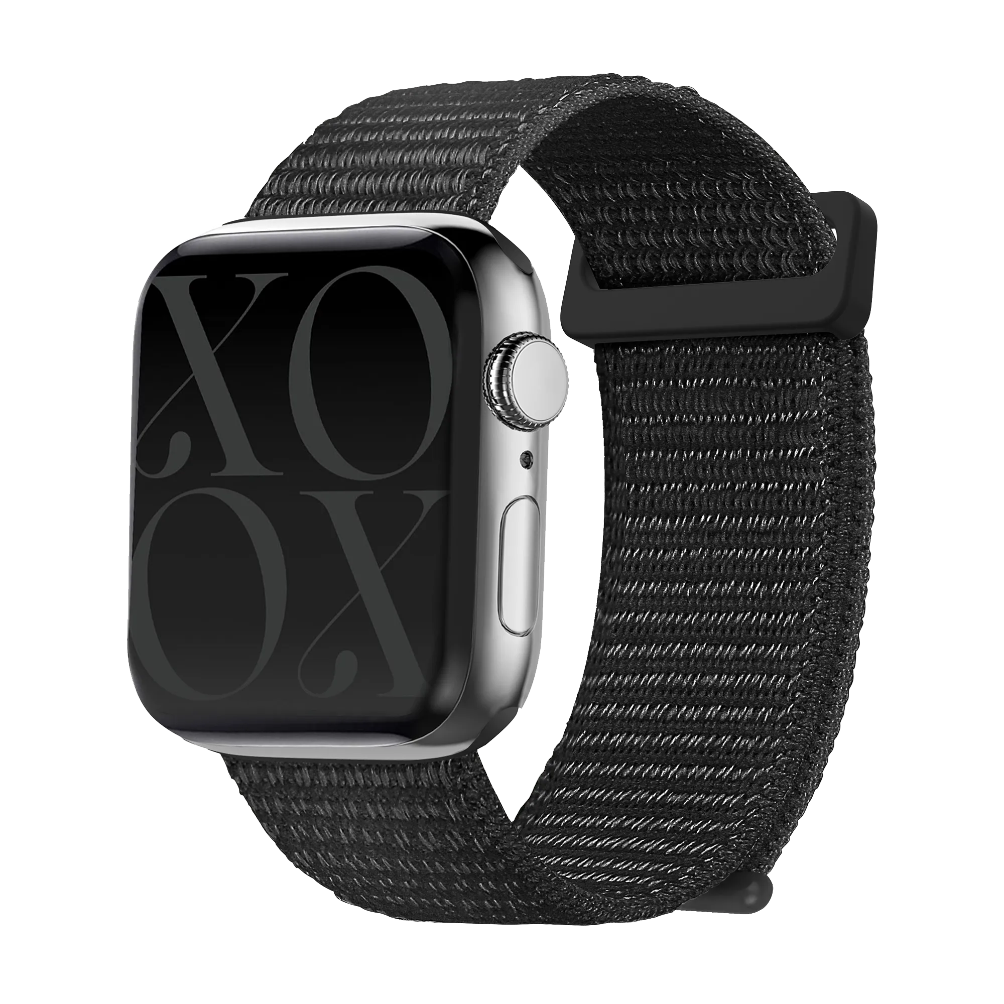 xoxo Wildhearts Apple Watch nylon  bandje (zwart)
