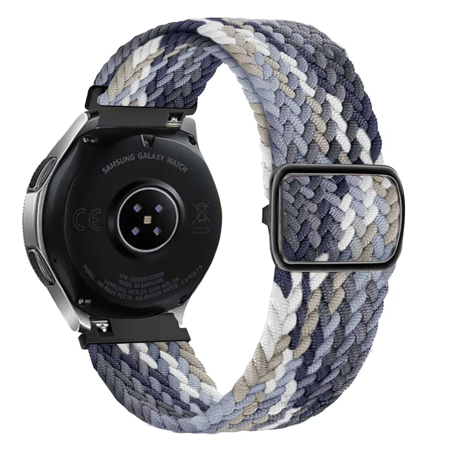 Amazfit GTR Mini Adjustable Braided Strap (Black/White)