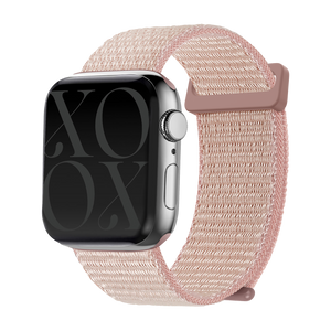 xoxo Wildhearts Apple Watch Nylonarmband (Rosa)
