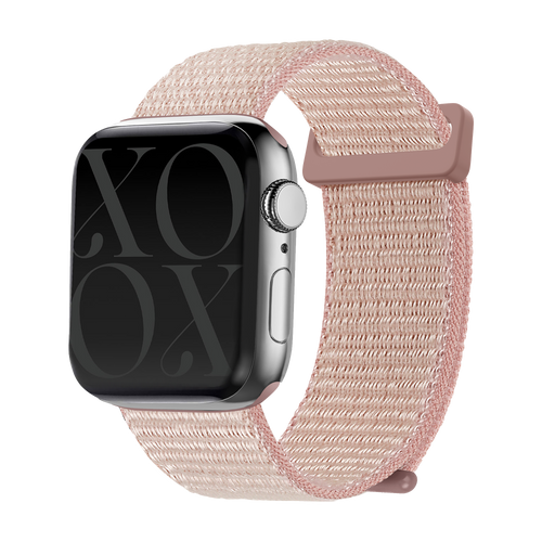xoxo Wildhearts Apple Watch Nylonarmband (Rosa)