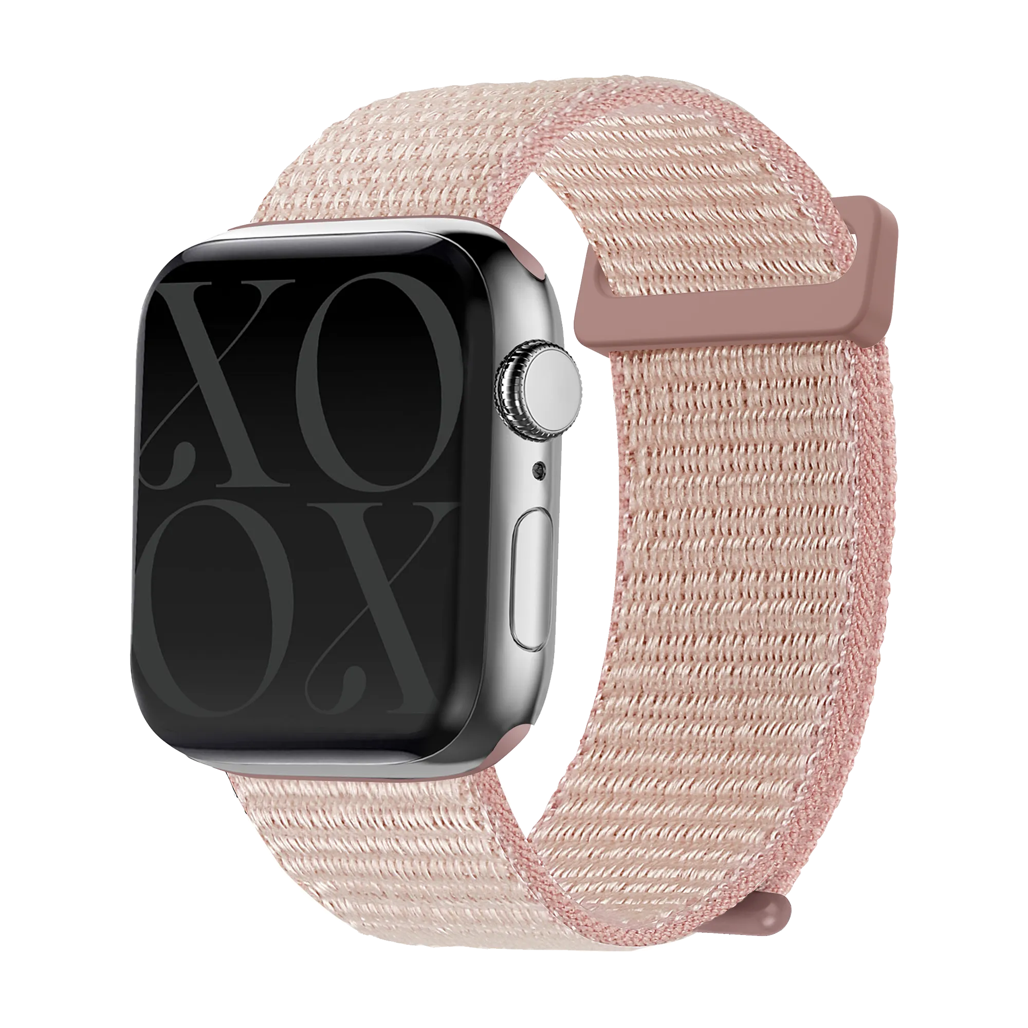 xoxo Wildhearts Apple Watch nylon  bandje (rosé pink)