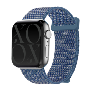 xoxo Wildhearts Apple Watch nylon  bandje (blauw)
