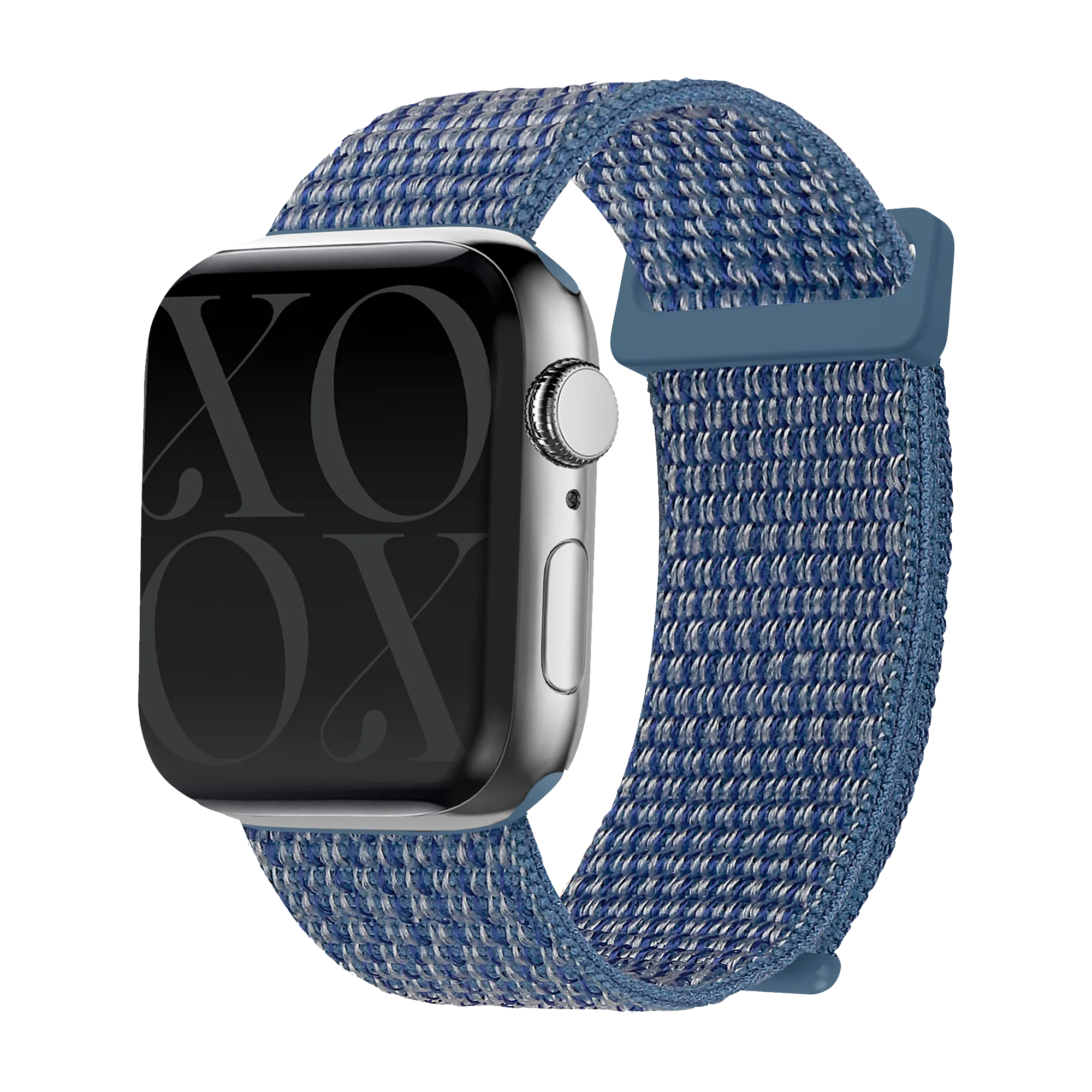 xoxo Wildhearts Apple Watch nylon  bandje (blauw)