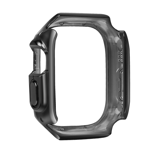 Bandz Apple Watch Ultra - 49mm Galvanized TPU Case  (Black)
