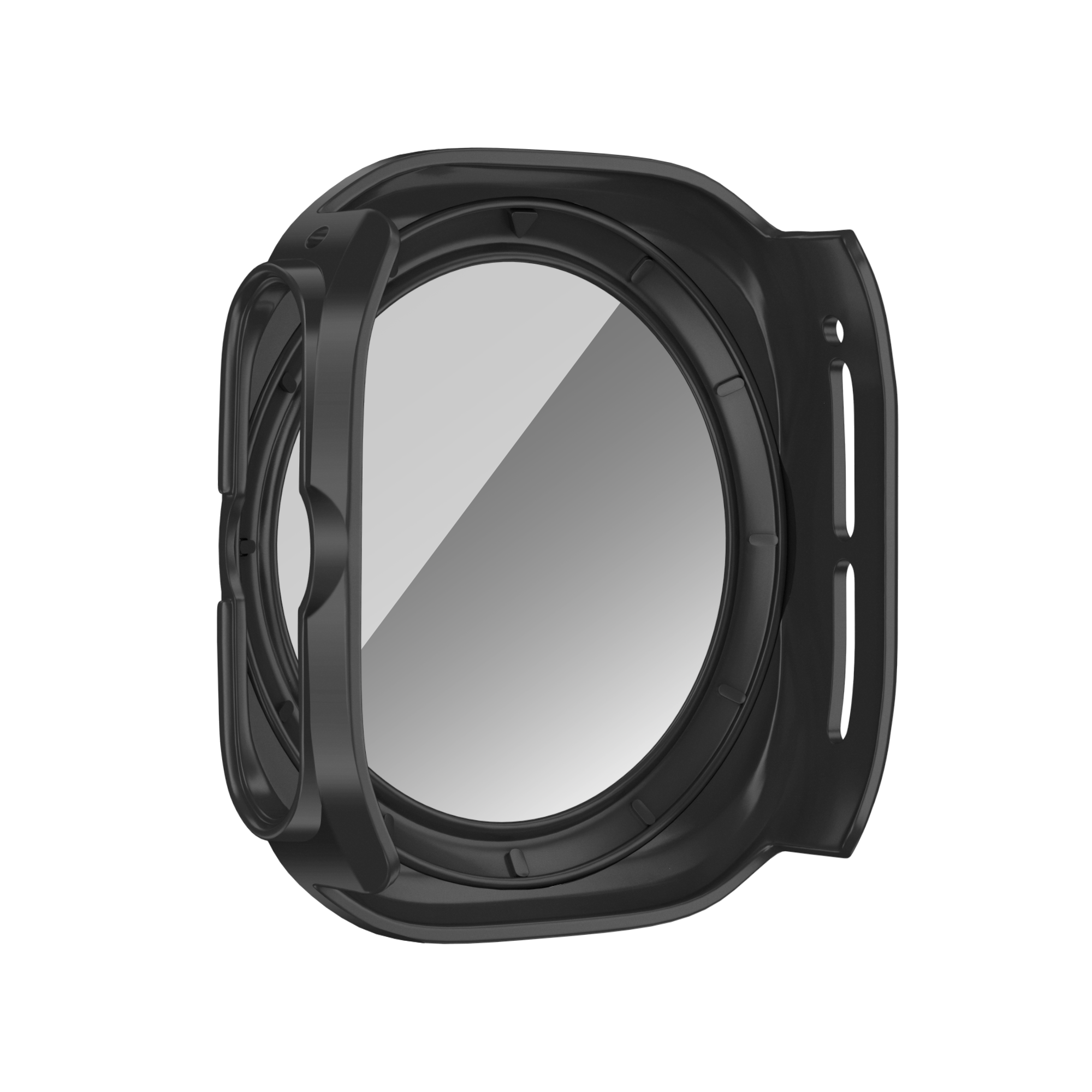 Bandz Funda PC con vidrio Samsung Galaxy Watch Ultra (negro)