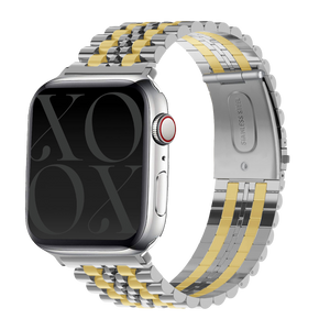xoxo Wildhearts Apple Watch stalen bandje (zilver/goud)