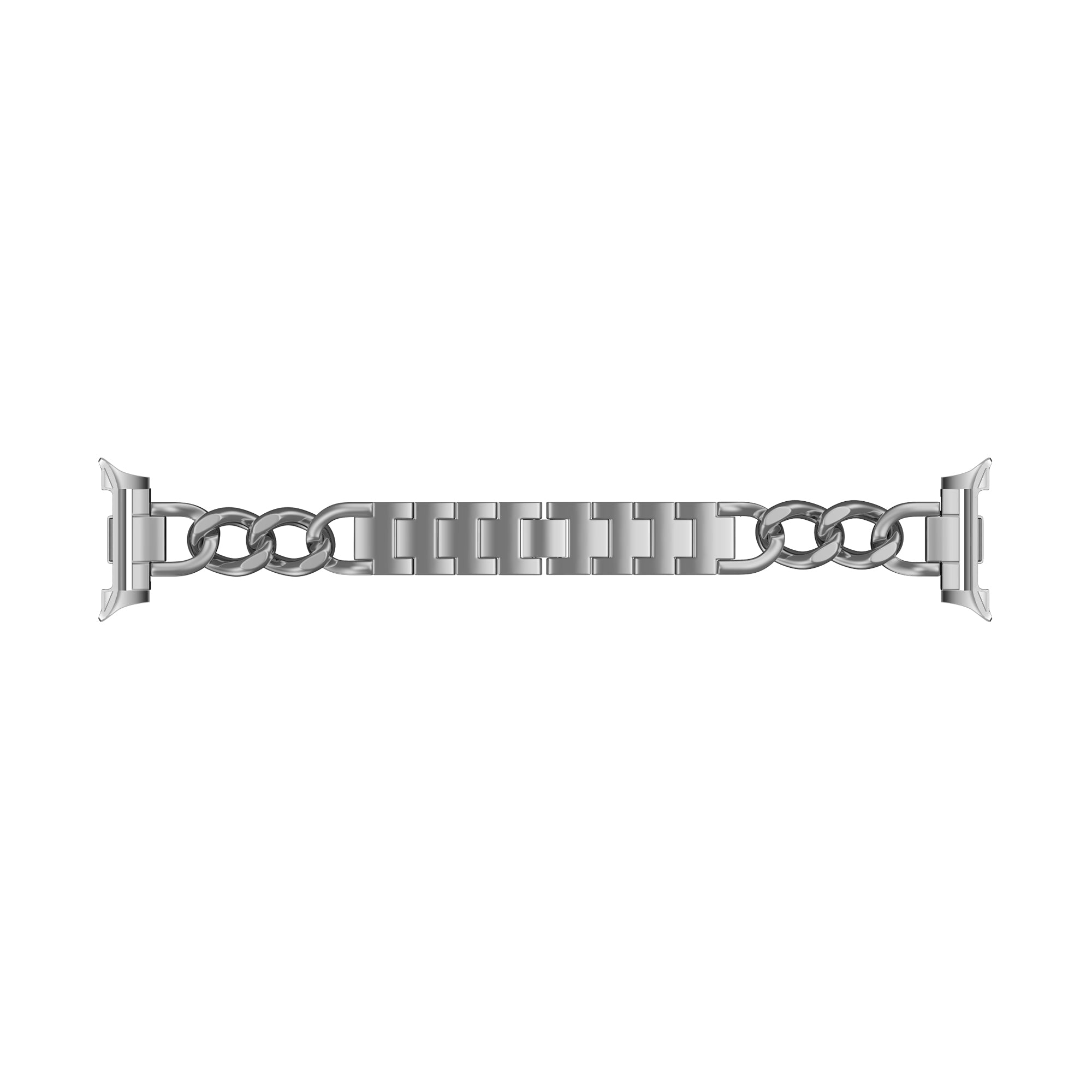 Samsung Galaxy Watch 8 - 44mm Steel Chain Strap (Silver)