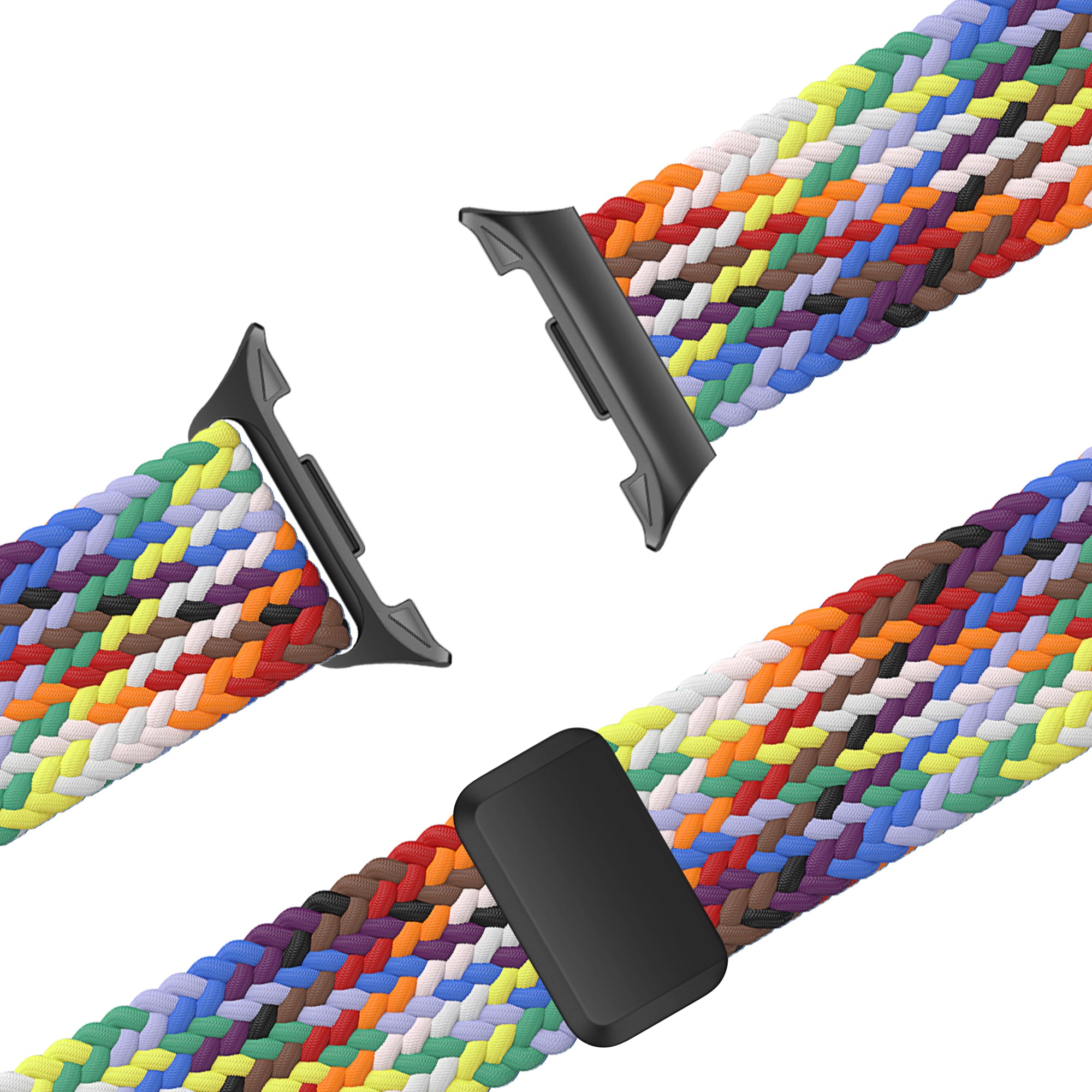 Bandz Samsung Galaxy Watch 8 - 40mm Magnetisches Geflochtenes Armband (Farbenfroh)