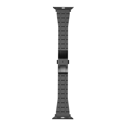 BALR. Correa de acero inoxidable Apple Watch (negra)