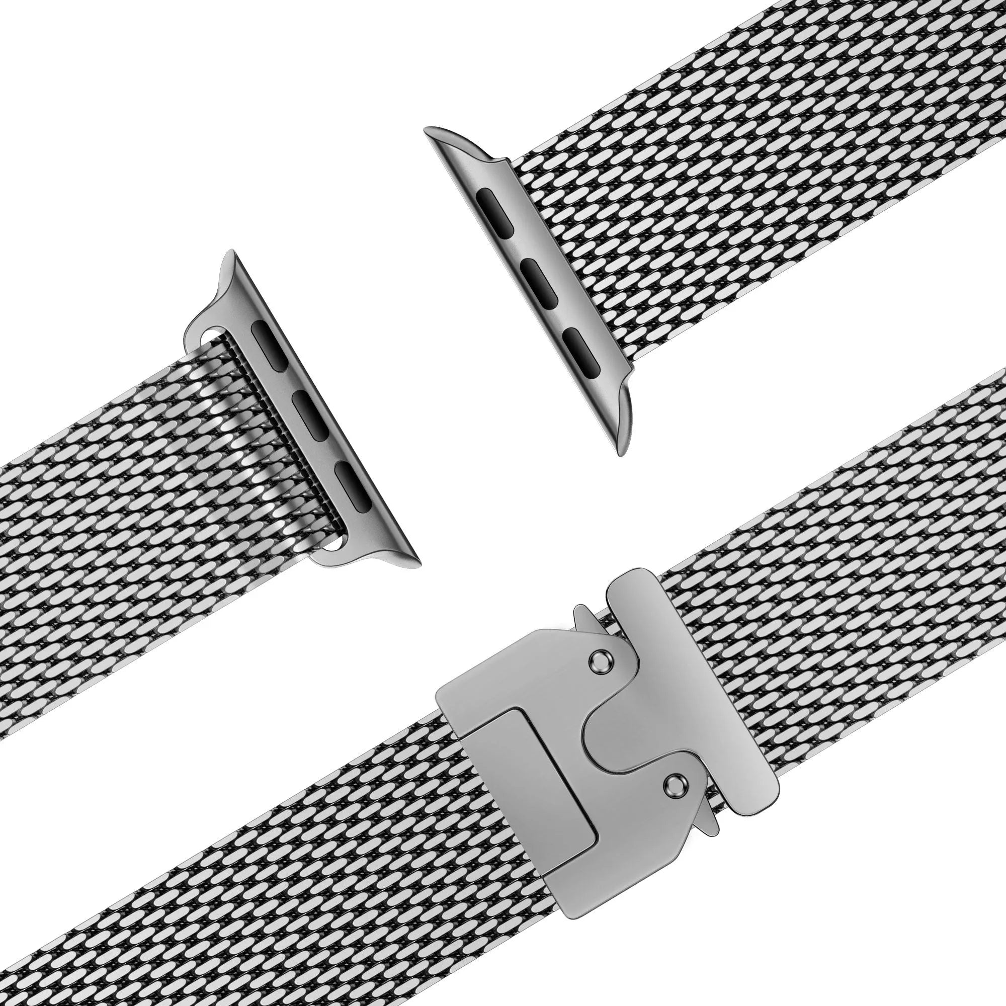 Bandz Correa Milanesa Loop con P-buckle Apple Watch (plata)