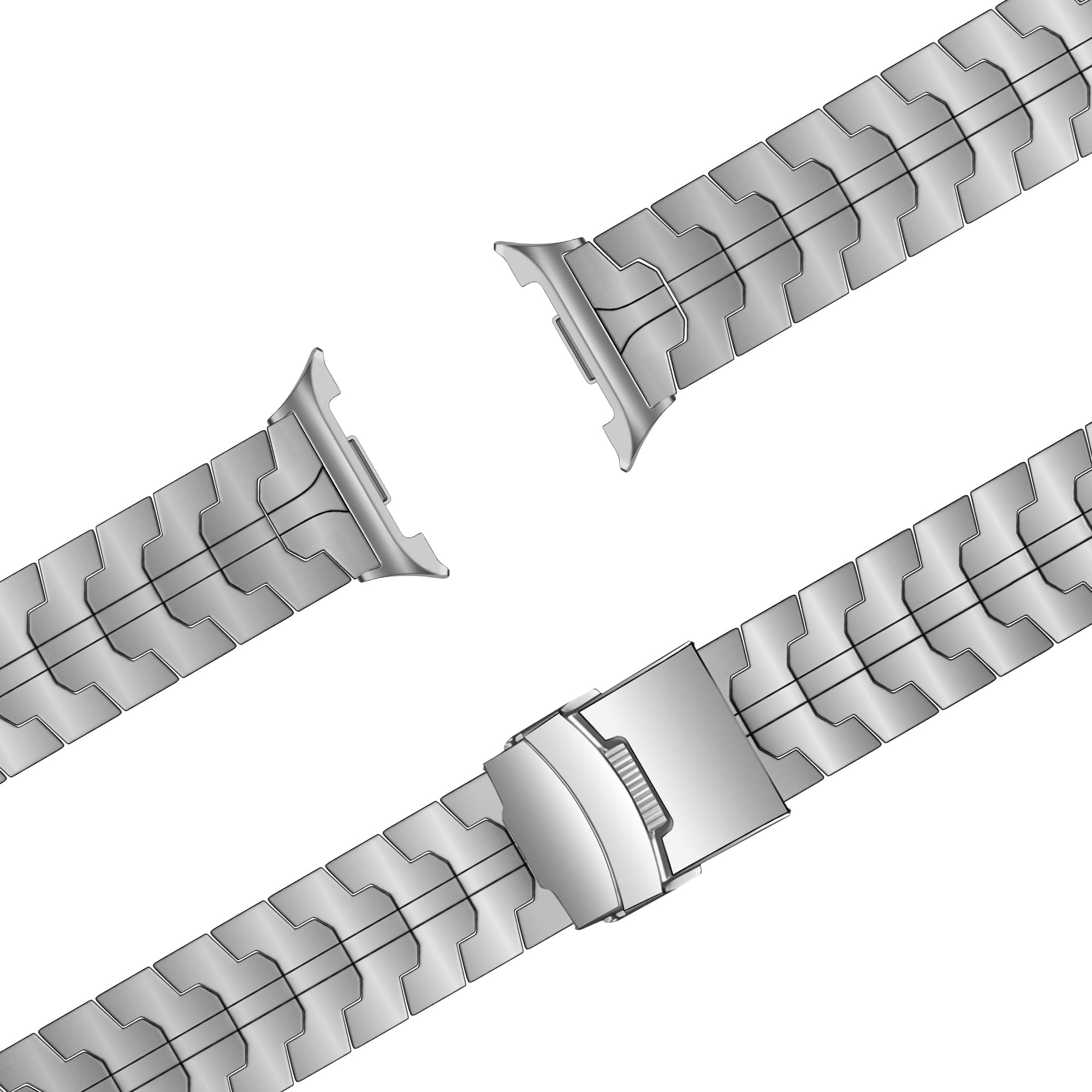 Bandz Correa acero 'Iron' Samsung Galaxy Watch 8 - 44mm (plateado)