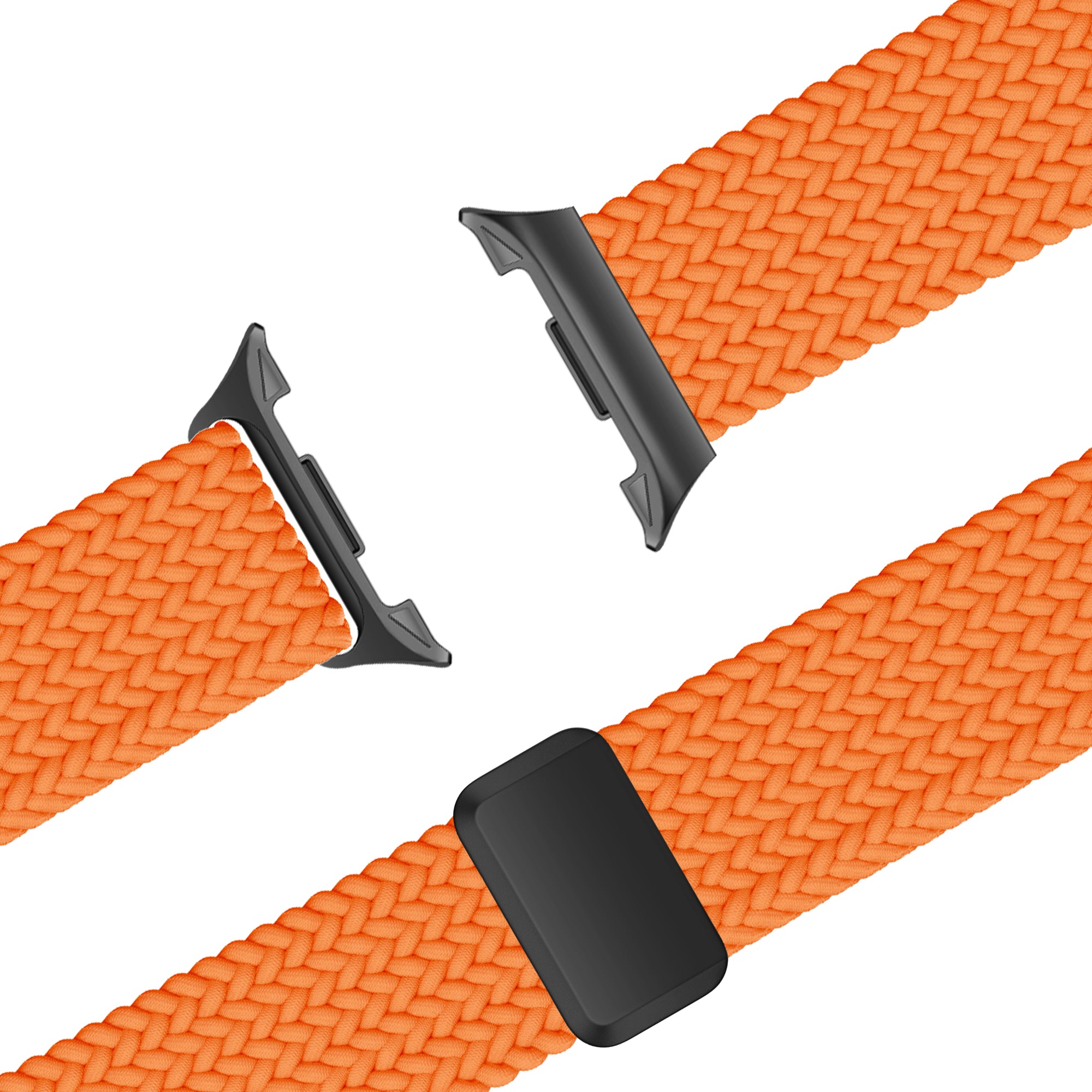Bandz Samsung Galaxy Watch 8 - 40mm Magnetisches Geflochtenes Armband (Orange)