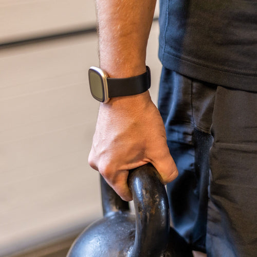 Correa silicona clásica Fitbit Sense (negro)
