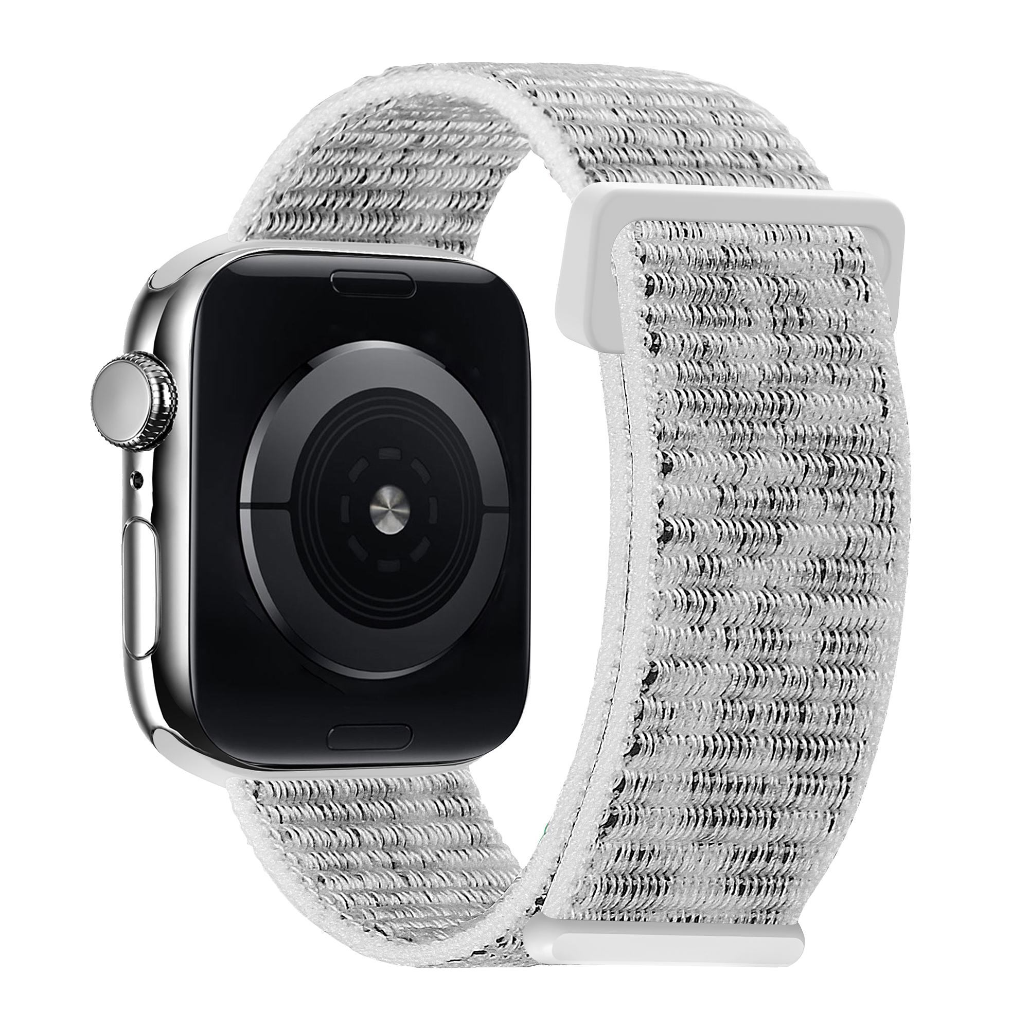 Correa nylon xoxo Wildhearts Apple Watch  (blanco leopardo)