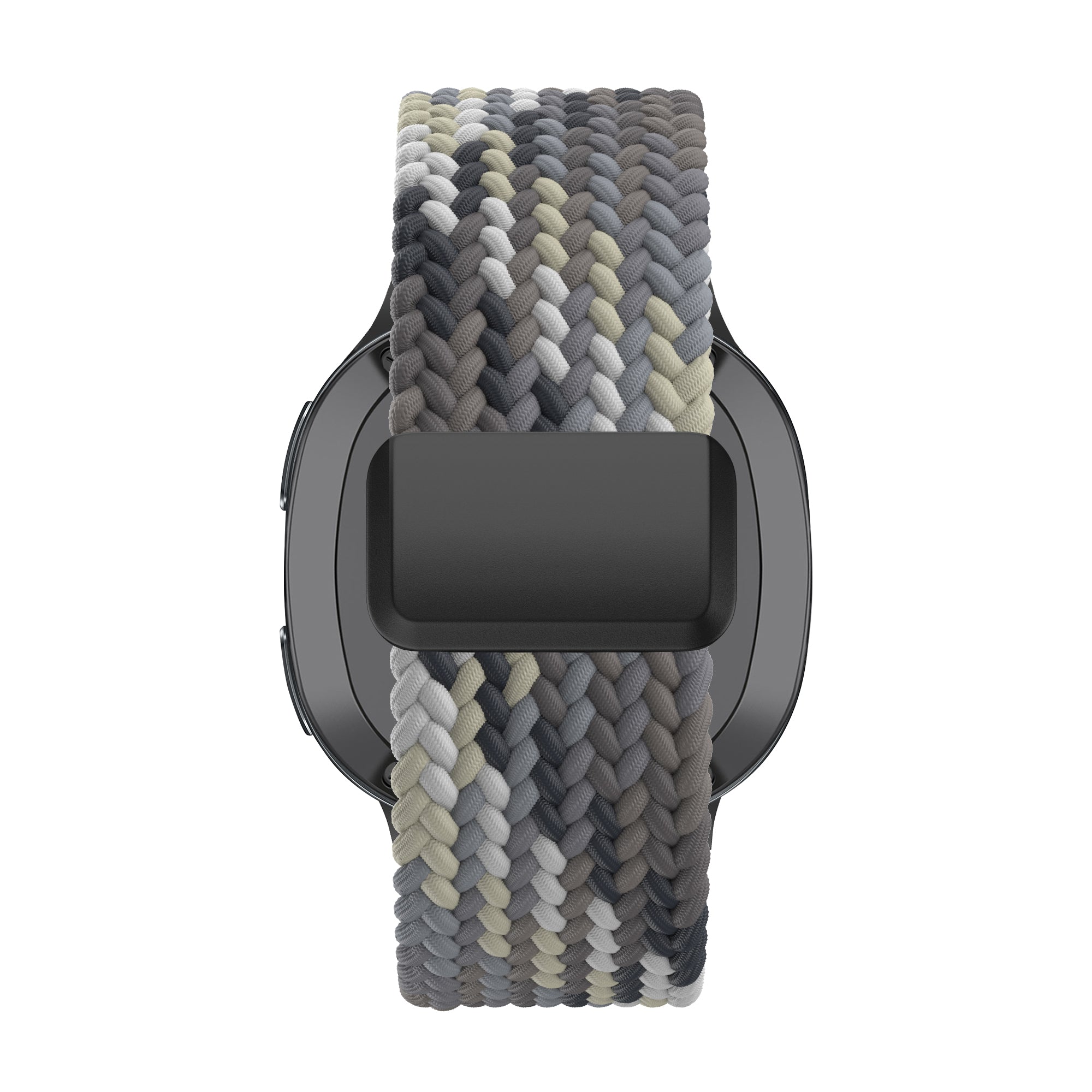 Bandz Samsung Galaxy Watch 8 - 40mm Magnetisches Geflochtenes Armband (Mandala Schwarz)