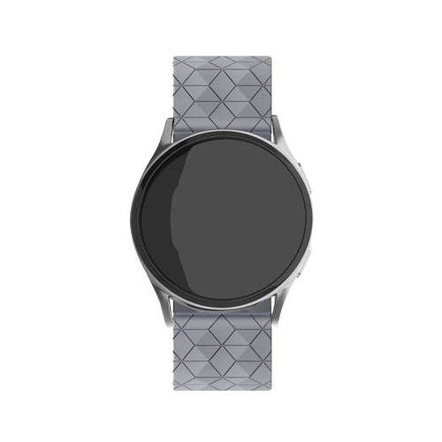 Suunto vertikales Silikonhexa -Armband (grau)