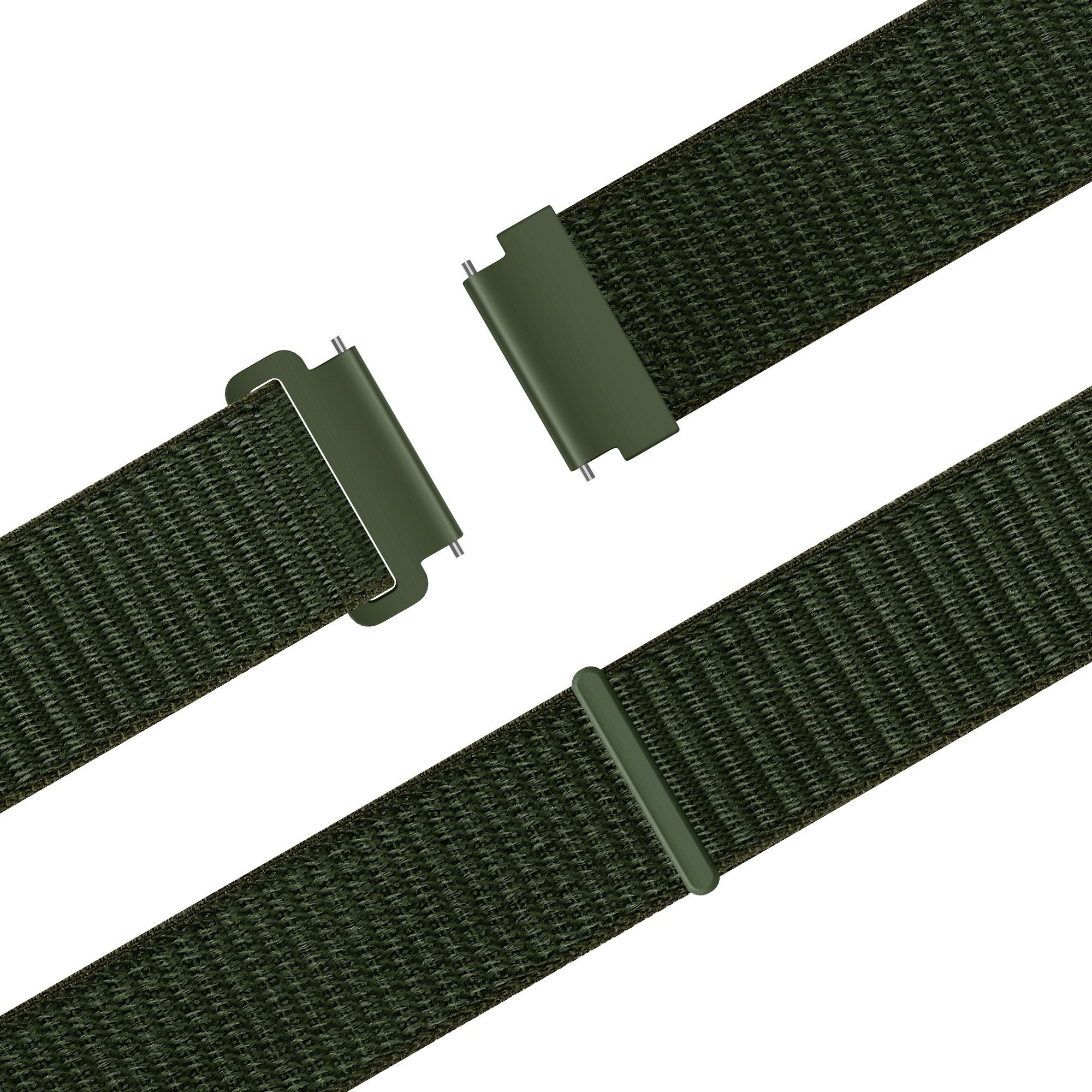 Bandz Fossil Gen 6 - 44mm Nylon Strap 'Easy Fit' (Green)