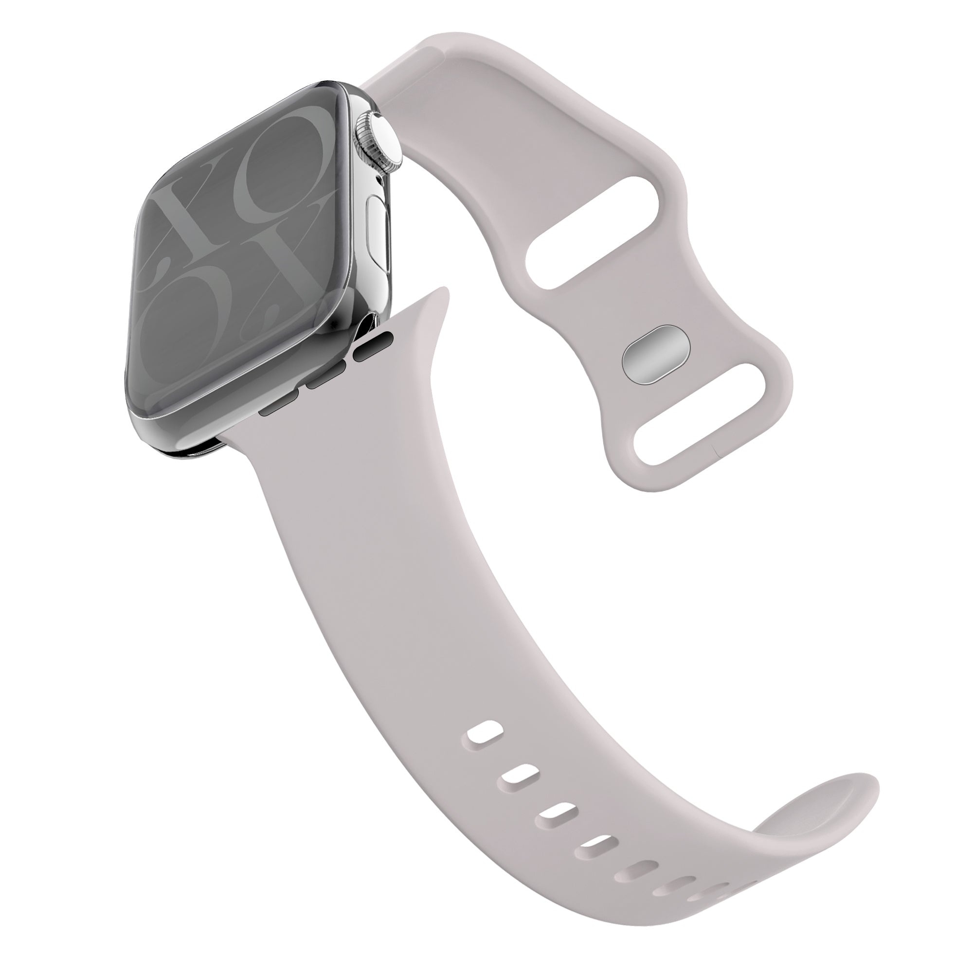 Correa silicona xoxo Wildhearts Apple Watch (blanco estrella)