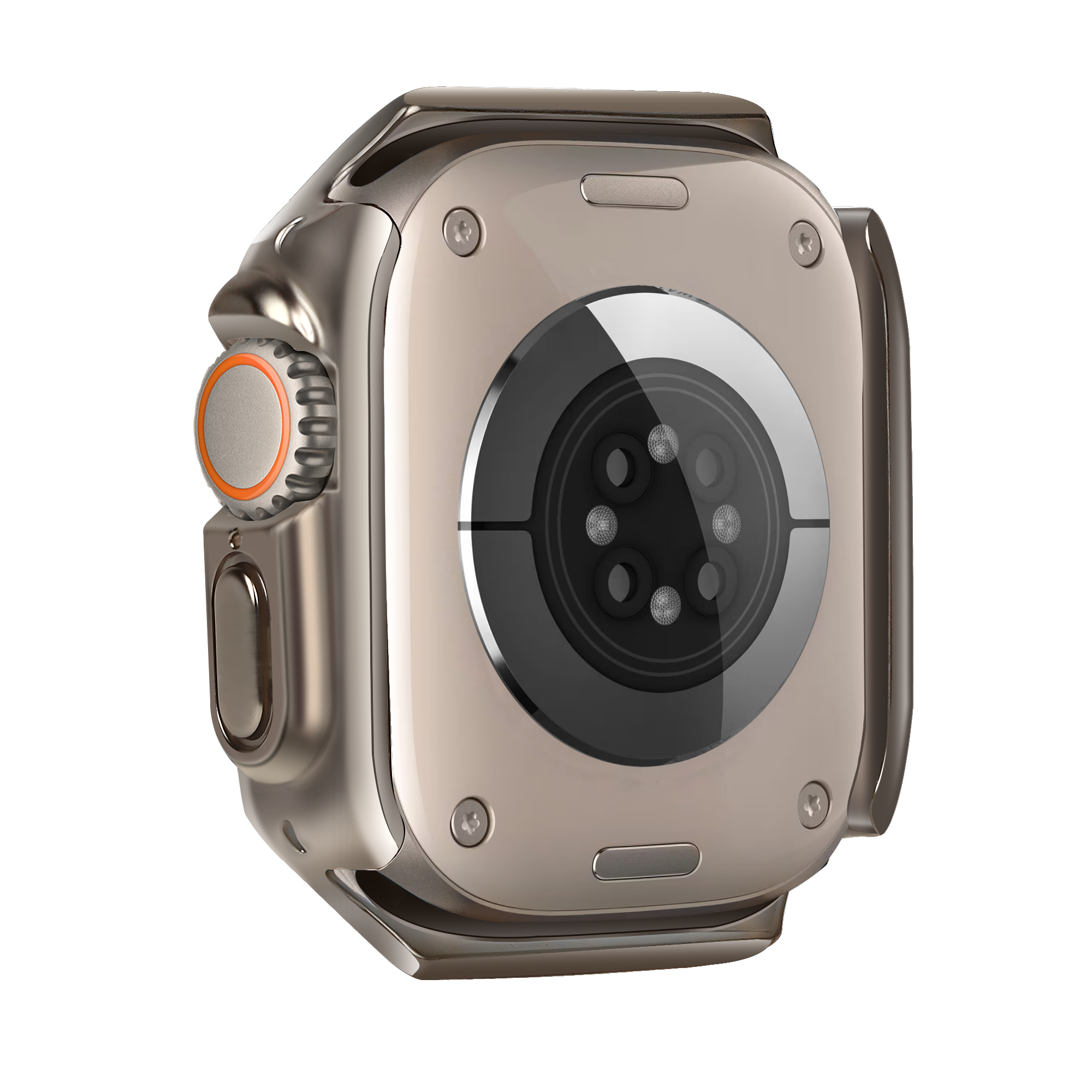 Bandz Funda TPU galvanizado Apple Watch Ultra - 49mm (titanio)