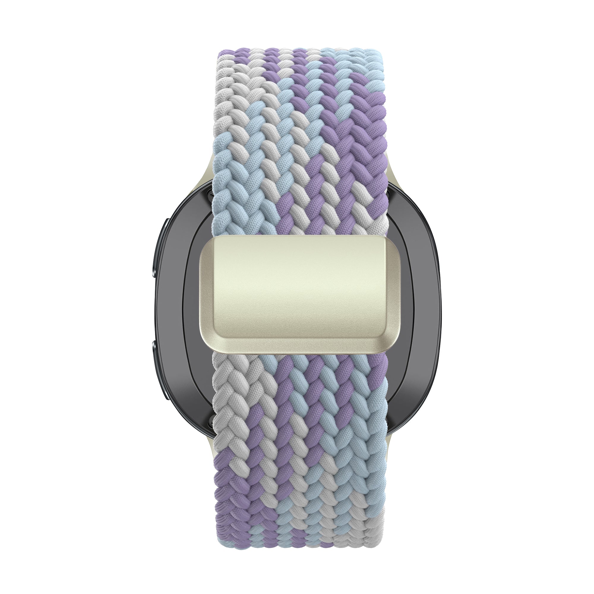 Bandz Samsung Galaxy Watch 8 - 44mm Magnetisches Geflochtenes Armband (Lila Mix)