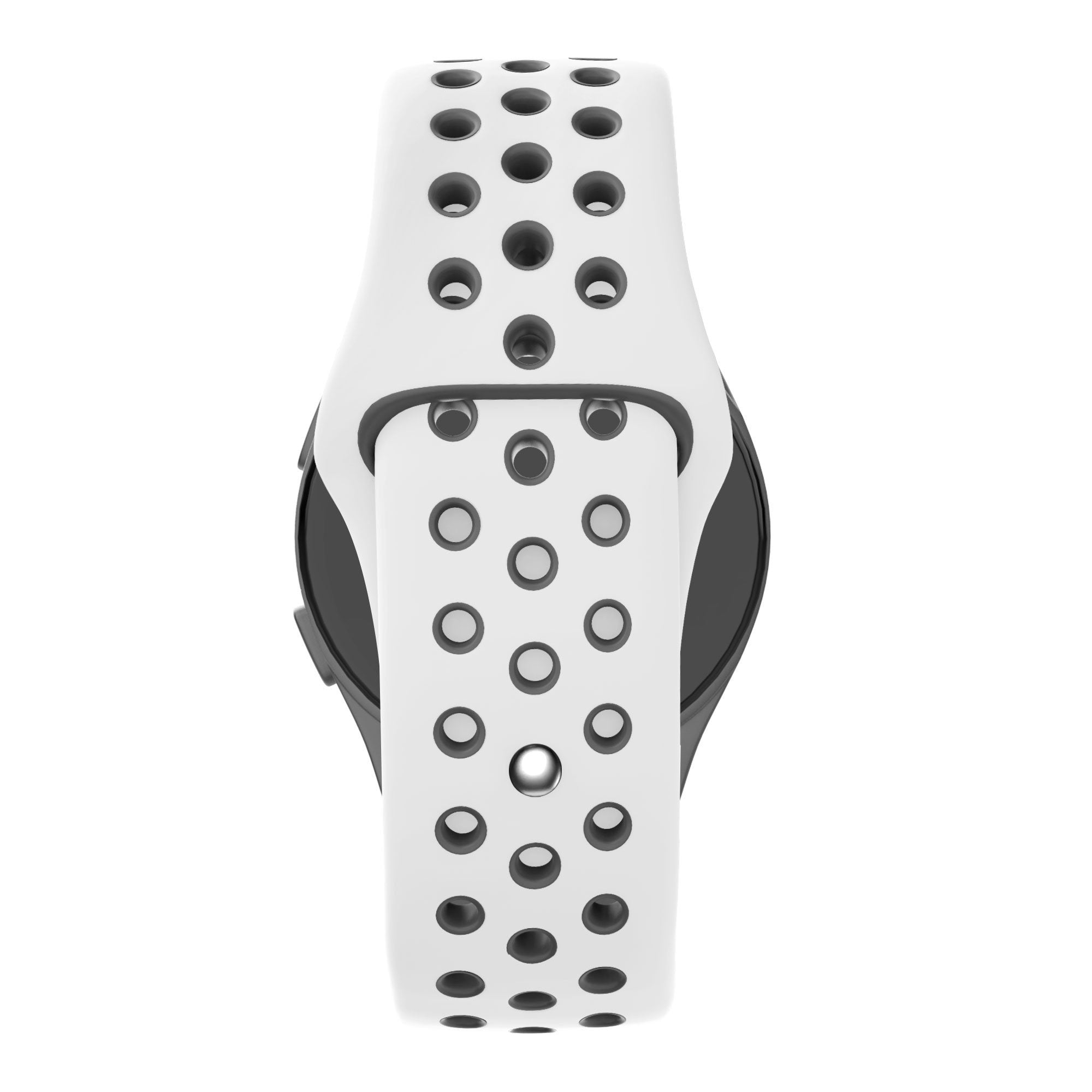 Bandz Amazfit Active 2 Sport Strap 'Deluxe' (White/Black)