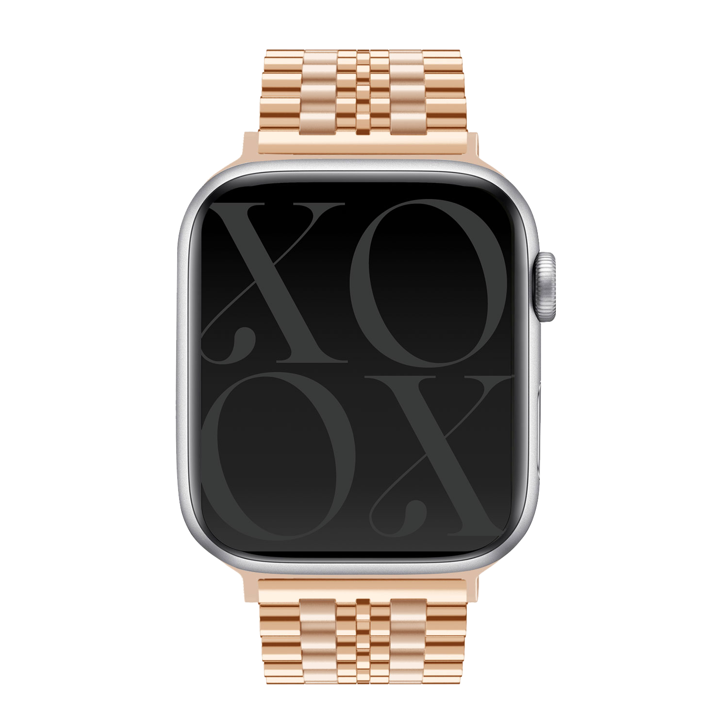 Correa acero xoxo Wildhearts Apple Watch (rosado/dorado)